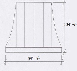 Copper Window Awning Dimensions