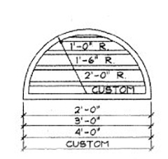 Half Round Louver