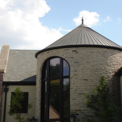 Custom Turret Copper Roof