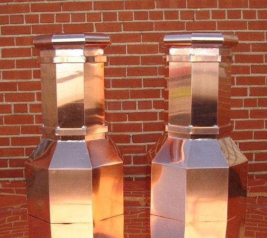 Copper Chimney Pots