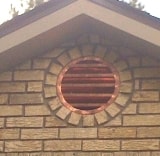 Round Copper Louver